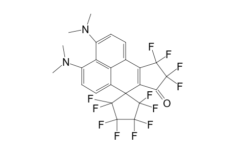 3,4-BIS-(DIMETHYLAMINO)-2',2',3',3',4',4',5',5',9,9,10,10-DODECAFLUORO-10-H-SPIRO-(CYCLOPENTA-[A]-PHENYLENE-7-CYCLOPENTAN)-8-(9-H)-ONE