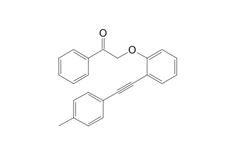 1-Phenyl-2-(2-p-tolylethynylphenoxy)ethanone
