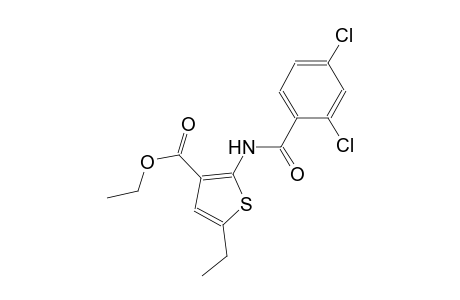ethyl 2-[(2,4-dichlorobenzoyl)amino]-5-ethyl-3-thiophenecarboxylate