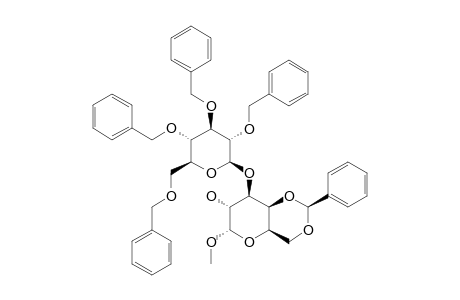 METHYL-4,6-O-BENZYLIDENE-3-O-(2,3,4,6-TETRA-O-BENZYL-BETA-D-GLUCOPYRANOSYL)-ALPHA-D-GALACTOPYRANOSIDE
