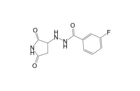 3-Fluoro-benzoic acid N'-(2,5-dioxo-pyrrolidin-3-yl)-hydrazide
