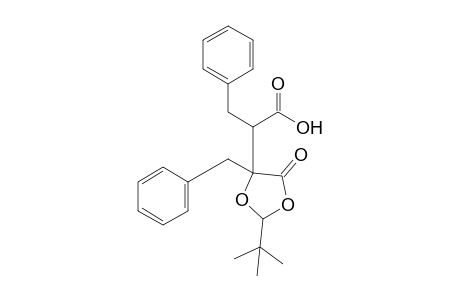 2-[4'-Benzyl-2'-(t-butyl)-5'-oxo-1',3'-dioxolan-4'-yl]-3-phenylpropanoic acid
