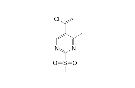 Pyrimidine, 5-(1-chloroethenyl)-4-methyl-2-(methylsulfonyl)-