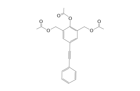 1-Acetoxy-2,6-Bis(acetoxymethyl)-4-(2-phenyl-1-ethynyl)benzene