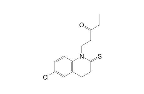 1-(6-chloranyl-2-sulfanylidene-3,4-dihydroquinolin-1-yl)pentan-3-one
