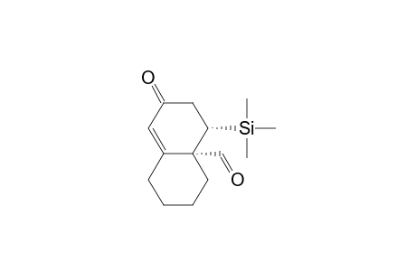 cis-6-(oxomethyl)-5-(trimethylsilyl)bicyclo[4.4.0]dec-1-en-3-one