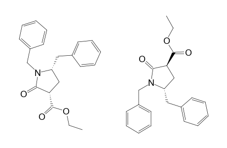 ETHYL-(3RS,5R)-1,5-DIBENZYLPYRROLIDINE-2-ONE-3-CARBOXYLATE