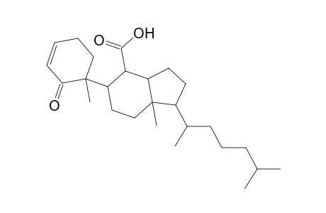 B-Nor-5,6-secocholest-2-en-6-oic acid, 1-oxo-, (10.alpha.)-