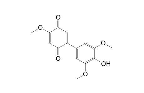 5 / 6-(4'-Hydroxy-3',5''-dimethoxyphenyl-2-methoxy-1,4-benzoquinone