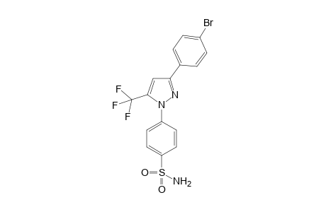 4-(3-(4-bromophenyl)-5-(trifluoromethyl)-1H-pyrazol-1-yl)benzenesulfonamide