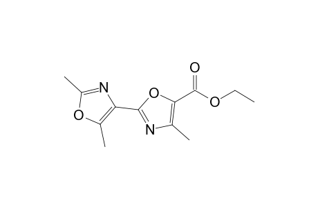 2-(2,5-dimethyl-4-oxazolyl)-4-methyl-5-oxazolecarboxylic acid ethyl ester