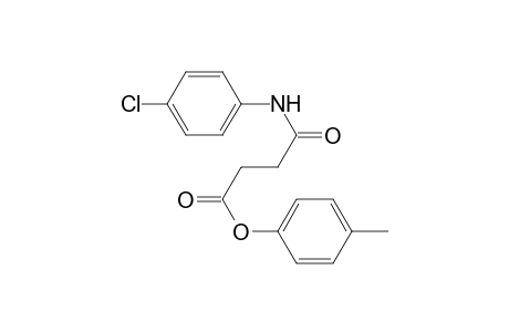 N-(4-Chloro-phenyl)-succinamic acid p-tolyl ester