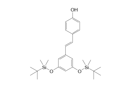 (E)-1-(3,5-Bis{[tert-butyl(dimethyl)silyl]oxy}phenyl)-2-(4-hydroxyphenyl)ethene