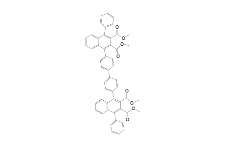 Tetramethyl 4,4'-biphenylene-bis(4''-phenyl-1''-napthalene-2'',3''-dicarboxylate)