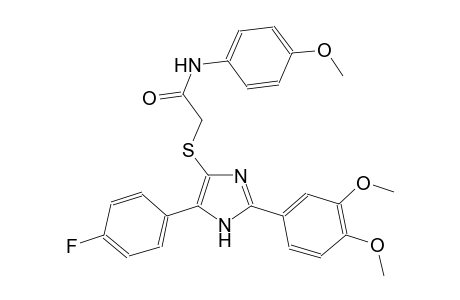 acetamide, 2-[[2-(3,4-dimethoxyphenyl)-5-(4-fluorophenyl)-1H-imidazol-4-yl]thio]-N-(4-methoxyphenyl)-