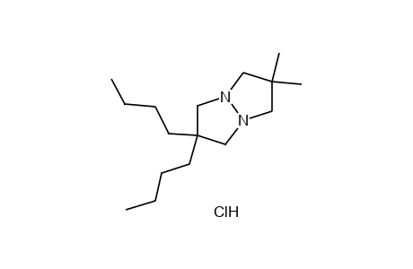 2,2-DIBUTYL-6,6-DIMETHYLTETRAHYDRO-1H,5H-PYRAZOLO[1,2-a]PYRAZOLE, HYDROCHLORIDE