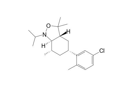 rac-(3aR,5R,7S,7aR)-5-(5-chloro-2-methylphenyl)-1-isopropyl-3,3,7-trimethyloctahydrobenzo[c]Isoxazole