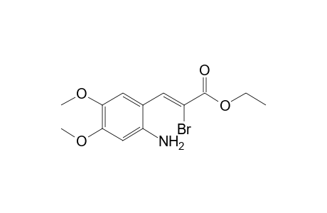 Ethyl (Z)-2-Bromo-3-(2-amino-4,5-dimethoxyphenyl)acrylate