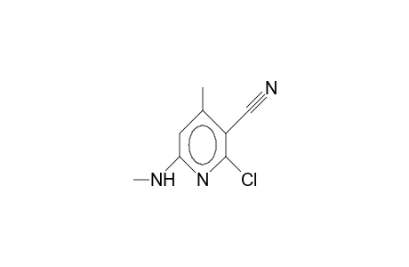 2-Chloro-4-methyl-6-methylamino-3-pyridinecarbonitrile