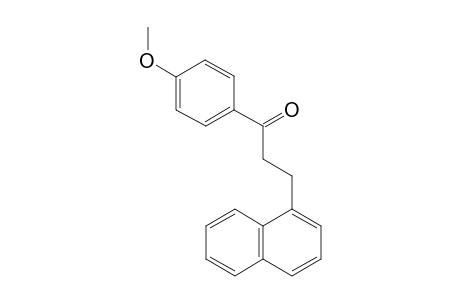 1-(4-methoxyphenyl)-3-(1-naphthyl)-1-propanone