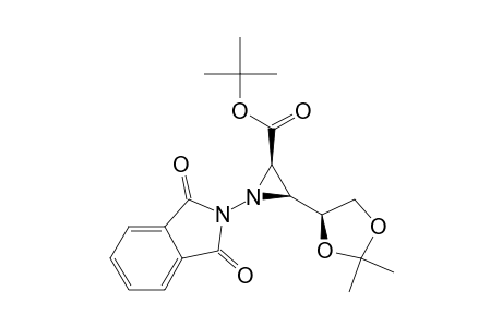 t-Butyl (2R,3S)-3-[(4S)-2,2-dimethyl-1,3-dioxolan-4-yl]-1-phthalimidoaziridine-2-carboxylate