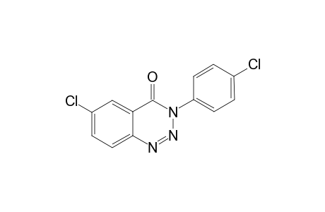 1,2,3-Benzotriazin-4(3H)-one, 6-chloro-3-(4-chlorophenyl)-