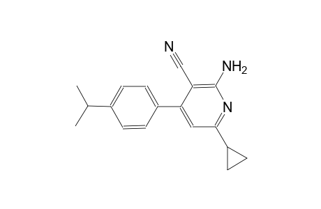 3-pyridinecarbonitrile, 2-amino-6-cyclopropyl-4-[4-(1-methylethyl)phenyl]-