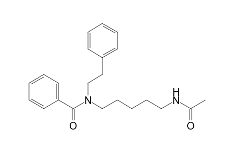Benzamide, N-[5-(acetylamino)pentyl]-N-(2-phenylethyl)-