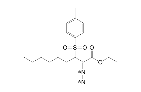 Ethyl 2-diazo-3-(p-tolylsulfonyl)nonanoate