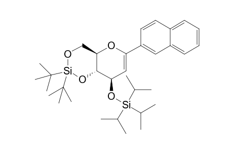 2-Naphthyl-4-(tri-isopropylsilyl)-6,6-bis(t-butyl)-6-sila-1,5,7-trioxabicyclo[4.4.0]decane