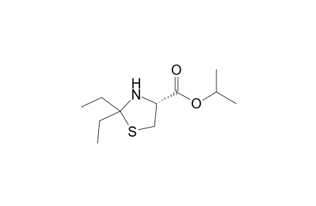 (4R)-2,2-diethyl-4-thiazolidinecarboxylic acid propan-2-yl ester