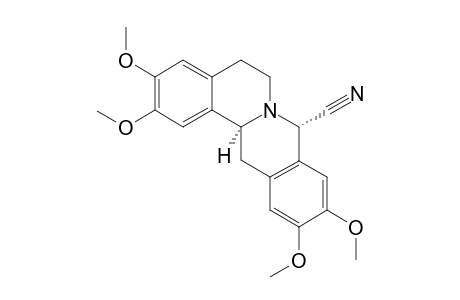 (8S*,14S*)-(+-)-8-Cyanoxylopinine