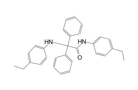 2-(4-ethylanilino)-N-(4-ethylphenyl)-2,2-diphenylacetamide