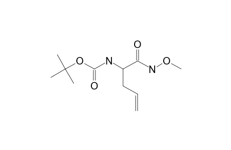 2-[(TERT.-BUTOXYCARBONYL)-AMINO]-N-METHOXY-4-PENTENAMIDE