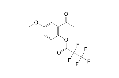 2'-Hydroxy-5'-methoxyacetophenone, pentafluoropropionate