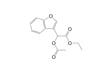Ethyl 2-acetoxy-2-(benzofuran-3-yl)acetate