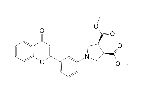 (3R*,4S*)-DIMETHYL-1-[3-(4-OXO-4H-CHROMEN-2-YL)-PHENYL]-PYRROLIDINE-3,4-DICARBOXYLATE