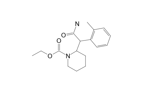 ALPHA-(2-TOLYL)-ALPHA-(1-ETHOXYCARBONYL-2-PIPERIDYL)-ACETAMIDE