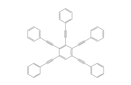 1,2,3,4,5-pentakis(2-phenylethynyl)benzene