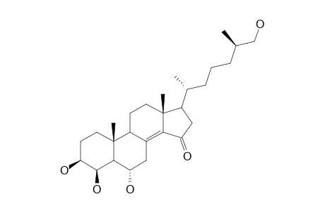 CERTONARDOSTEROL-Q4;(25S)-3-BETA,4-BETA,6-ALPHA,26-TETRAHYDROXY-5-ALPHA-CHOLEST-8(14)-EN-15-ONE