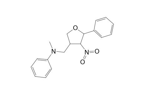 4-((N-Methyl-N-phenylamino)methyl)-3-nitro-2-phenyltetrahydrofuran