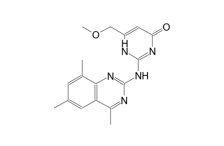 6-(methoxymethyl)-2-[(4,6,8-trimethyl-2-quinazolinyl)amino]-4(1H)-pyrimidinone