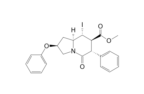 (2S,6R,7S,8R,8AS)-8-IODO-7-METHOXYCARBONYL-2-PHENOXY-6-PHENYL-INDOLIZIDIN-5-ONE