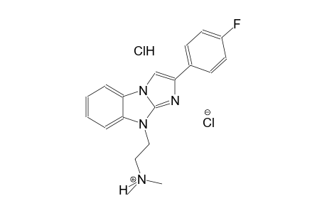 2-[2-(4-fluorophenyl)-9H-imidazo[1,2-a]benzimidazol-9-yl]-N,N-dimethylethanaminium chloride hydrochloride