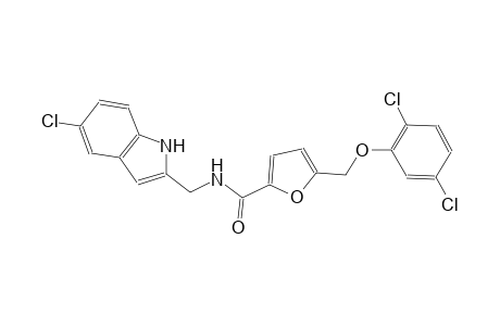 N-[(5-chloro-1H-indol-2-yl)methyl]-5-[(2,5-dichlorophenoxy)methyl]-2-furamide