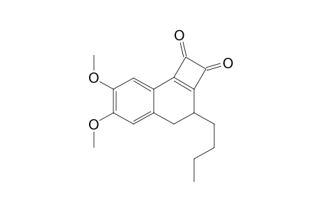 3-n-Butyl-6,7-dimethoxy-3,4-dihydrocyclobuta[a]naphthalen-1,2-dione