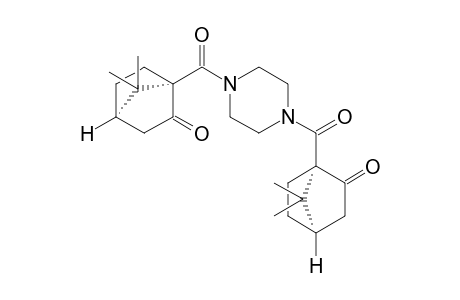 N,N'-Bis{[(1S,4R)-7,7-dimethyl-2-oxonorborn-1-yl]carbonyl}piperazine