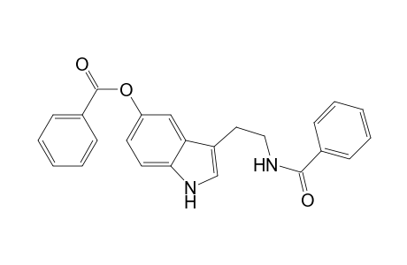 Benzamide, N-[2-[5-(benzoyloxy)-1H-indol-3-yl]ethyl]-