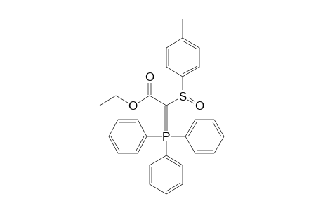 2-(4-Methylphenyl)sulfinyl-2-triphenylphosphoranylideneacetic acid ethyl ester