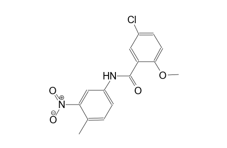 5-chloro-2-methoxy-N-(4-methyl-3-nitrophenyl)benzamide